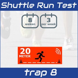 Trainingsschema Shuttle Run Test Trap 8